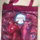 pink full moon  -autorska  limitowana seria -duża torba -SHOPPER BAG- COTTON - 37 X 43,5 PLUS RA