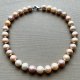 Wyjątkowe! ❤ Honora Pearl 12-14mm Cultured Ming Pastel Colored Necklace, Sterling Silver - Duże naturalne perły - Czar i elegancja z natury ❤