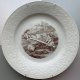 Muzealna patera! ❤ Antique Staffordshire England  1830 rok. ❤ Child's Pearlware Plate ❤ Talerz ozdobny