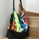 Torba hobo XXL - print graffiti