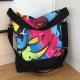 Torba hobo XXL - print graffiti