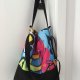 Torba hobo XXL - print graffiti