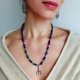 Amulet Berber. Naszyjnik z lapis lazuli