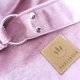Torba worek welurowa Baby Pink