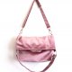 Torba worek welurowa Baby Pink