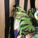 Torba hobo XXL - print monstera