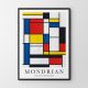 Plakat Mondrian Color Composition - plakat 40x50 cm