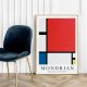 Plakat Mondrian Red Composition - plakat 40x50 cm
