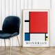 Plakat Mondrian Red Composition - plakat 40x50 cm
