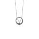 MINIMAL necklace / black silver