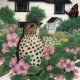 coalport garden visitors 1992 Anne Mortimer kolekcjonerski talerz porcelanowy obraz na porcelanie
