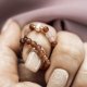 Elastyczny pierścionek - talizman harmonii z Agatem