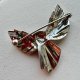 Art Deco - Elegancka srebrna z markazytami ❀ڿڰۣ❀ Broszka ❀ڿڰۣ❀