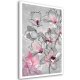 Obraz na płotnie do salonu - KWIATY MAGNOLII 70x100cm 03170