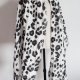 szal vintage leopard panterka zwierzęcy wzór print
