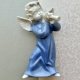 Anielska figurka z delikatnej porcelany ❤ Wygrywająca dobre chwile ❤ Jakościowa figurka porcelanowa ❤
