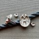 Modernizm - Lawa ❀ڿڰۣ❀ Kolczyki, srebro 925 ❀ڿڰۣ❀ Ręczna praca