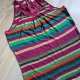 Kolorowa bluzka Next, paski, boho, haft, S