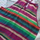 Kolorowa bluzka Next, paski, boho, haft, S