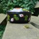 ROSYJSKIE PAPIER MACHE * RĘCZNIE MALOWANE PUZDRO PUZDERKO SZKATUŁKA * VINTAGE BIBELOT