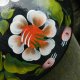 ROSYJSKIE PAPIER MACHE * RĘCZNIE MALOWANE PUZDRO PUZDERKO SZKATUŁKA * VINTAGE BIBELOT