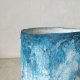 Niebieska doniczka z betonu