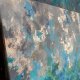 Granatowa abstrakcja, ręcznie malowany obraz "Colours of Me" 80 x100 cm