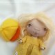 Lala - KACZUSZKA, dekoracja tekstylna, OOAK, pocket doll