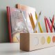Drewniany organizer na kolorowe kredki dla dzieci 12 kolorów Montessori Ekologiczny