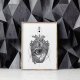 Plakaty skandynawskie serce 40x50 cm