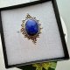 Vintage Lapis Lazuli Ring ❤ Niezwykły kamień - Duży i mocny pierścionek ❤❤ Srebro 925