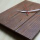 Unikatowy drewniany zegar z drewna świerkowego