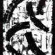 Obraz na płótnie Czarno biała abstrakcja ZNAKI 60x80