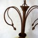 lampa wisząca-vintage-metal+szkło