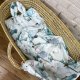 podusia bambusowa z uszkami uszy poduszka płaska dla niemowlaka
