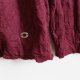 PLUS SIZE bluzka bordo gnieciona bawełna wiskoza