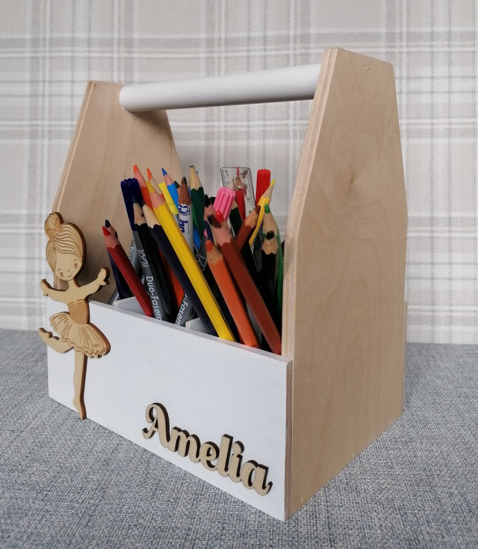 Organizer Na Biurko Dla Dzieci Organizer na biurko dla dzieci-Baletnica - Dziecko - DecoBazaar