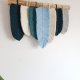 Makrama piórka Blue