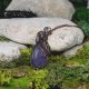 Miedziany wisiorek wire wrapping z agatem / PEN000231