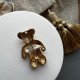 Vintage Teddy Bear Brooch ❤❤ Gold Plated , lata 60/70-te XXw. ❤❤