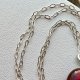 Murano Glass Red Heart, silver 925 ❀ڿڰۣ❀ Necklace Made in Italy ❀ڿڰۣ❀ Naszyjnik ❀ڿڰۣ❀ Ręczna praca