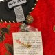 Art&Vintage NOWY Patchworkowy żakiet marynarka blezer Indigo Moon z dekoracyjnym haftem czerwony czarny – rozmiar XL/L