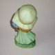 CERAMICZNA FIGURKA DZIEWCZYNKA Z PIESKIEM