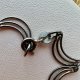 Vintage IBB Modernist Necklace - Silver 925 ❤ Modernistyczny naszyjnik, lata 60/70-te. XXw. ❤
