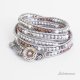 Bransoleta Boho Silver Sandalwood