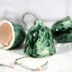 3 ceramiczne dzwonki - las