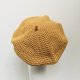 Klasyczny beret francuski z antenką szydełkowy