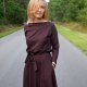 ADELA - bawełniana sukienka midi - własna produkcja Polska