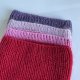 Handmade Czapka damska AUREA 100% Baby Merino plus moher i jedwab 16/14 Czerwony