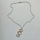 Modern Triple Geometric Necklace - srebro 925 ❤ Sygnowany i puncowany ❤